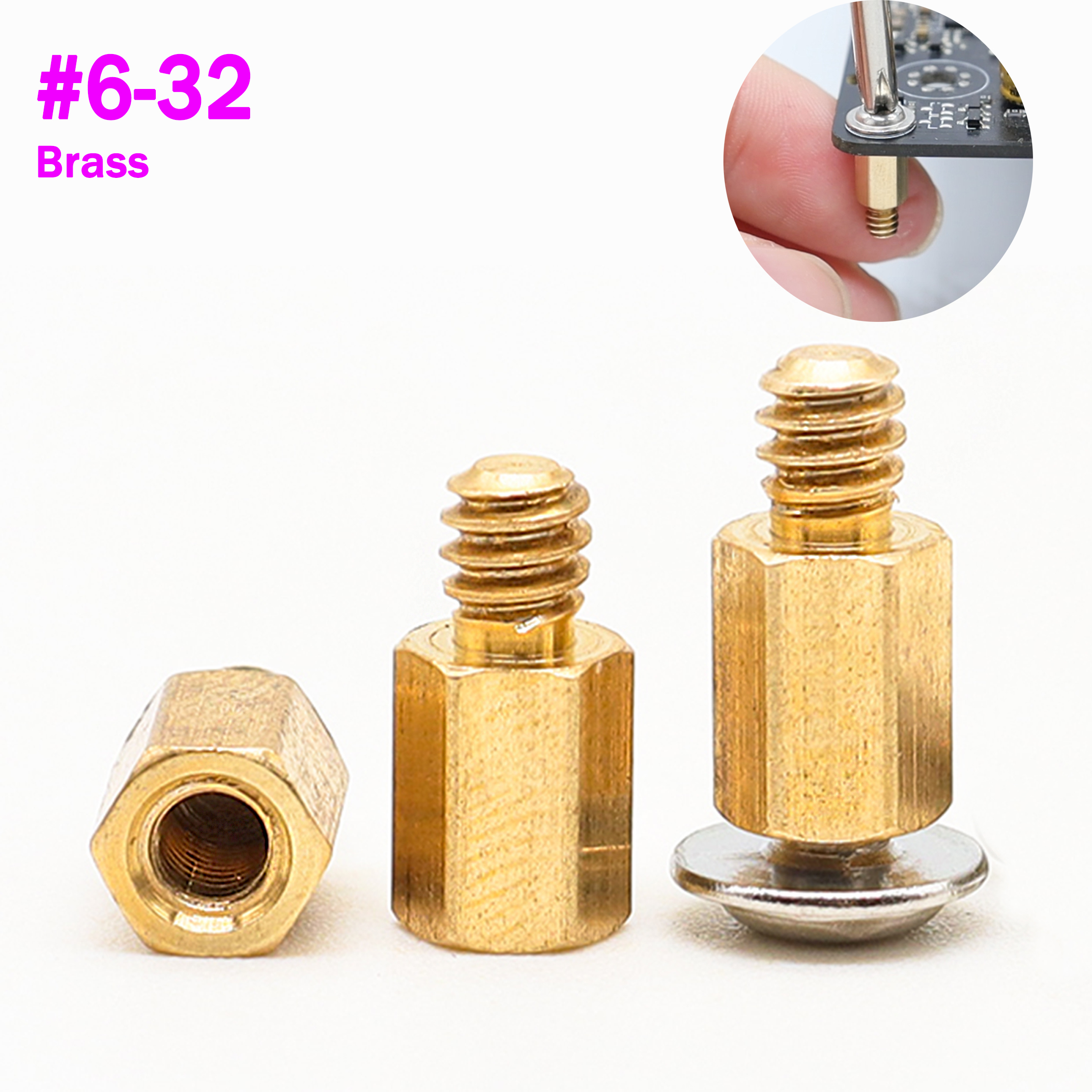 Screw Organizer Kit - Hex Brass Male Female Motherboard Standoff