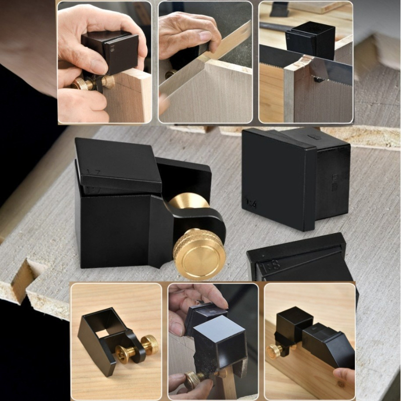 Dovetail Marking Guide - Magnetic Dovetail Saw Guide Jig 90
