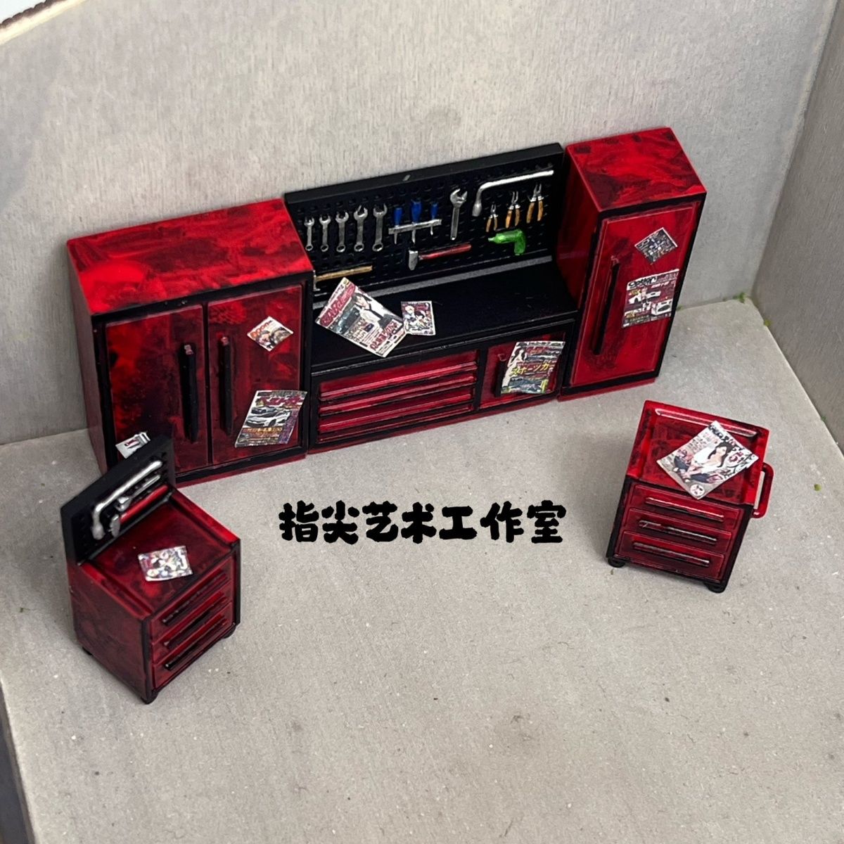1/64 Maintenance Tool Cabinet  - Workshop Tools Background のレビューと価格