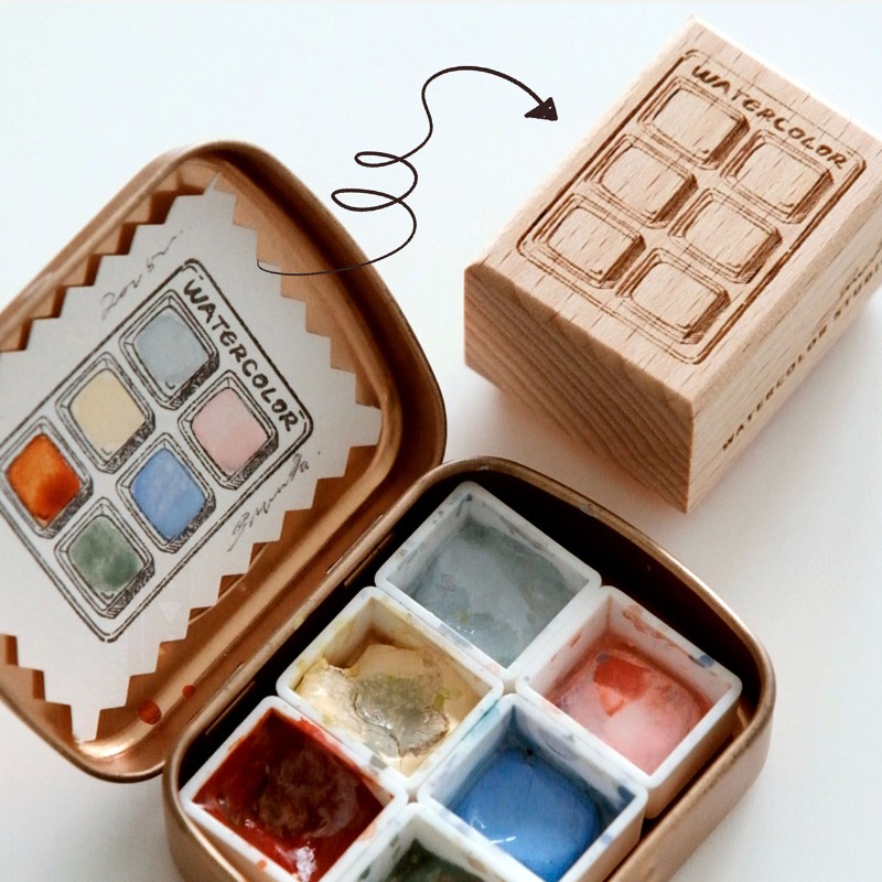 6 Grid Watercolor Color Card W - Tools Qa のレビューと価格