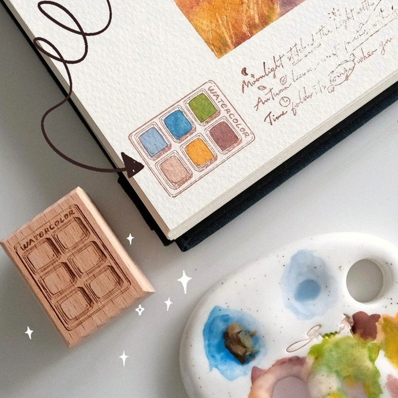 6 Grid Watercolor Color Card W - Tools Qa のレビューと価格