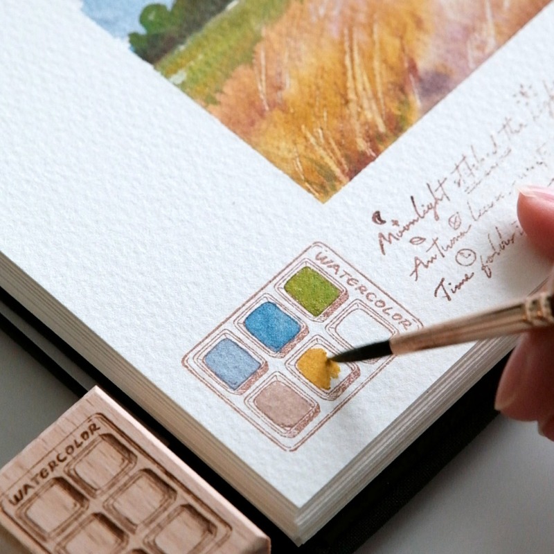 6 Grid Watercolor Color Card W - Tools Qa のレビューと価格