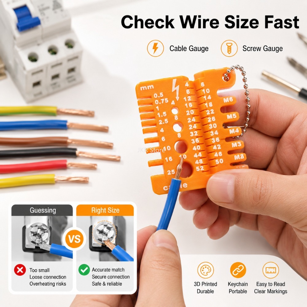 Double Sided Wire Gauge Screw  - Workshop Use Tools のレビューと価格