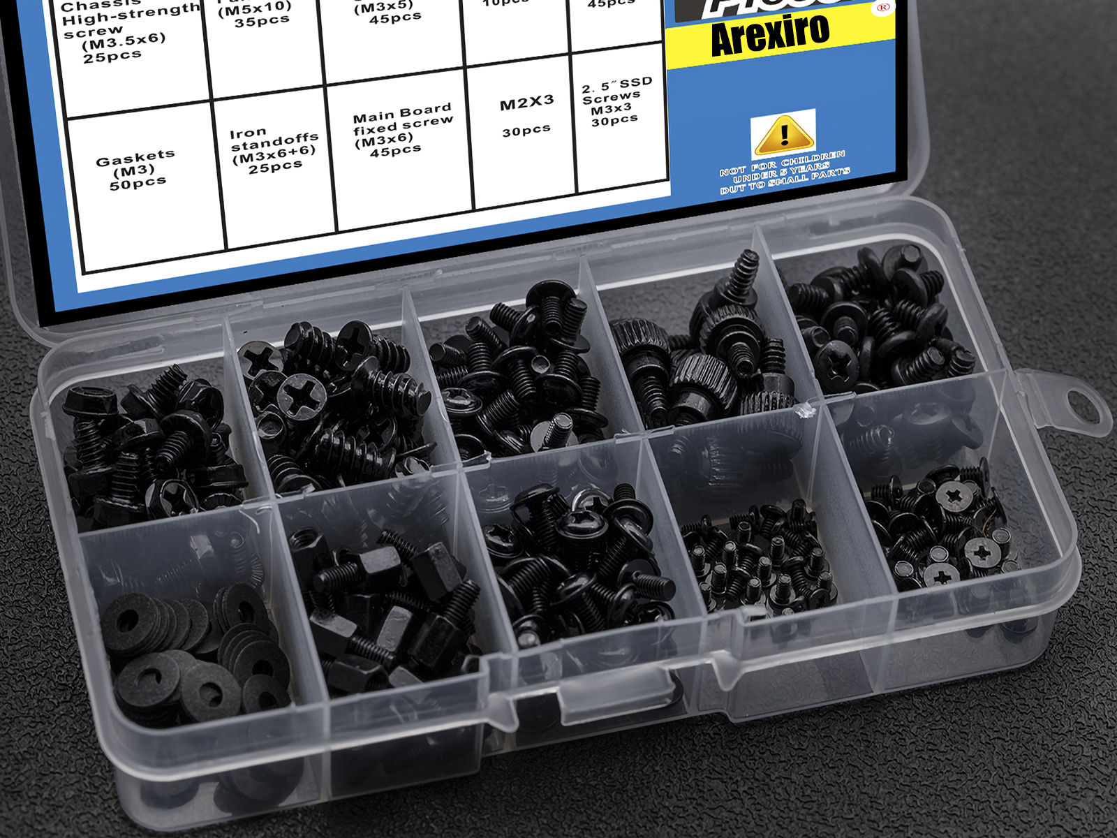340pcs Motherboard Standoffs,  - Screw Organizer Kit のレビューと価格