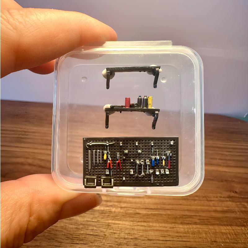 TH 1/2Pcs 1/64 Diorama Car Rep - Workshop Tools Display のレビューと価格