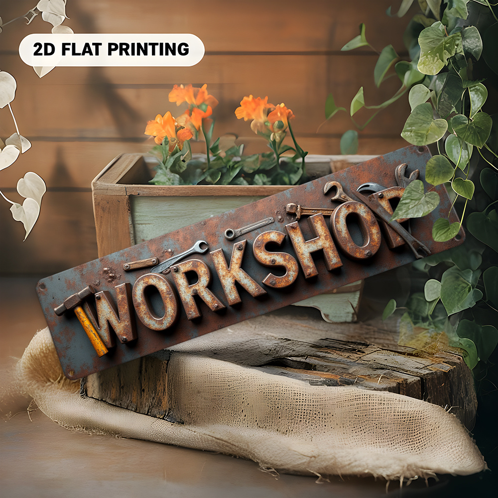2D Flat,Signboard, a Decorativ - Workshop Tools Background のレビューと価格