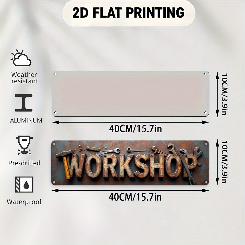 2D Flat,Signboard, a Decorativ - Workshop Tools Background のレビューと価格