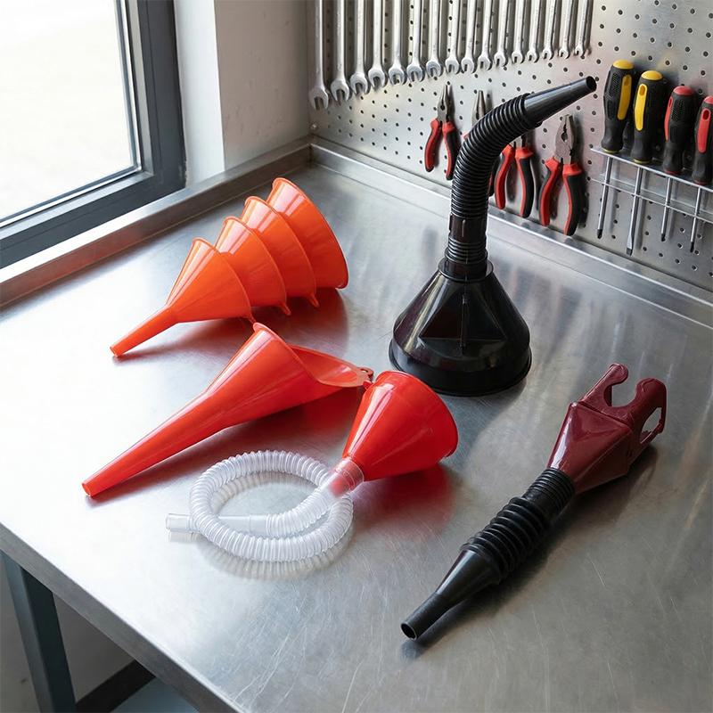 Car Plastic Funnel Set 8 Piece - Workshop Use Tools のレビューと価格