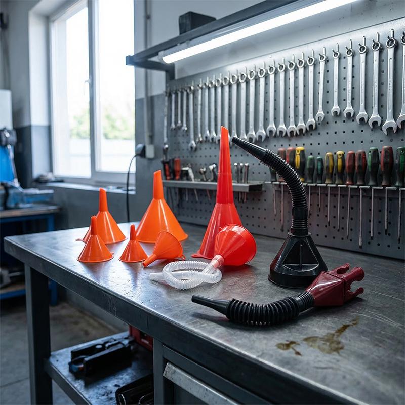 Car Plastic Funnel Set 8 Piece - Workshop Use Tools のレビューと価格