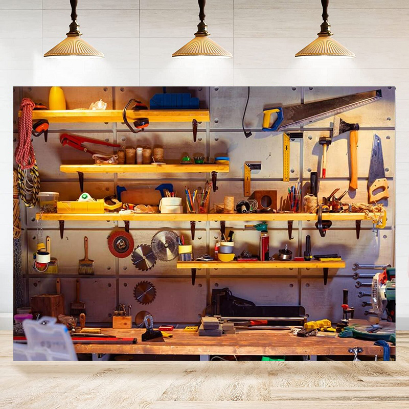 Repair Maintenance Shop Vintag - Workshop Tools Background のレビューと価格