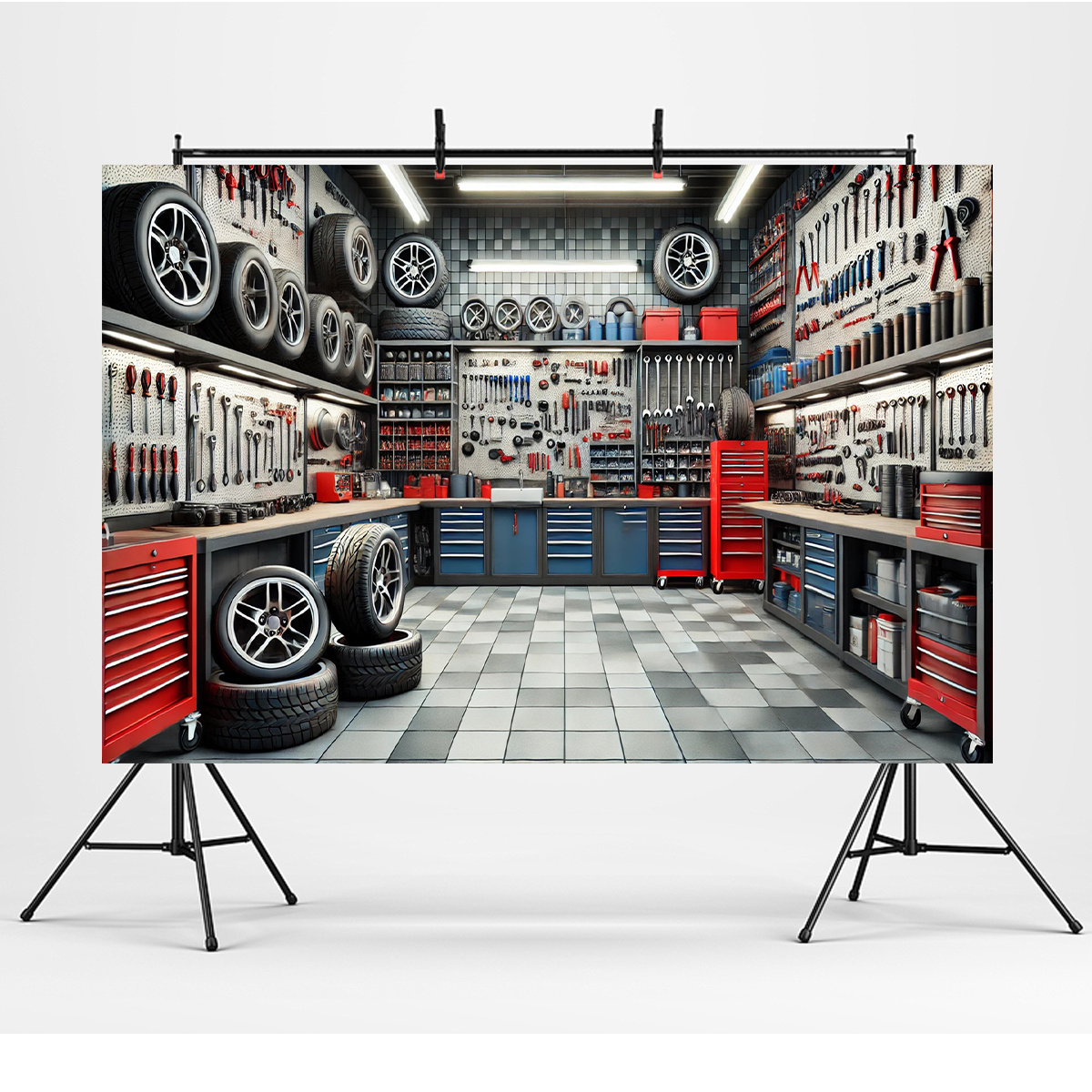 A polyester fiber garage tool  - Workshop Tools Background のレビューと価格