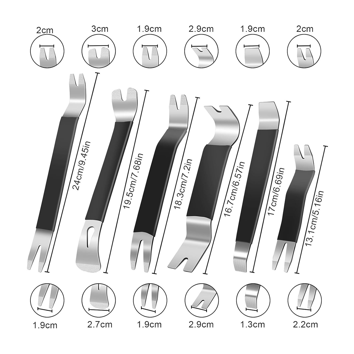 Car Trim Removal Tool Stainles - Car Workshop Tools Kit のレビューと価格