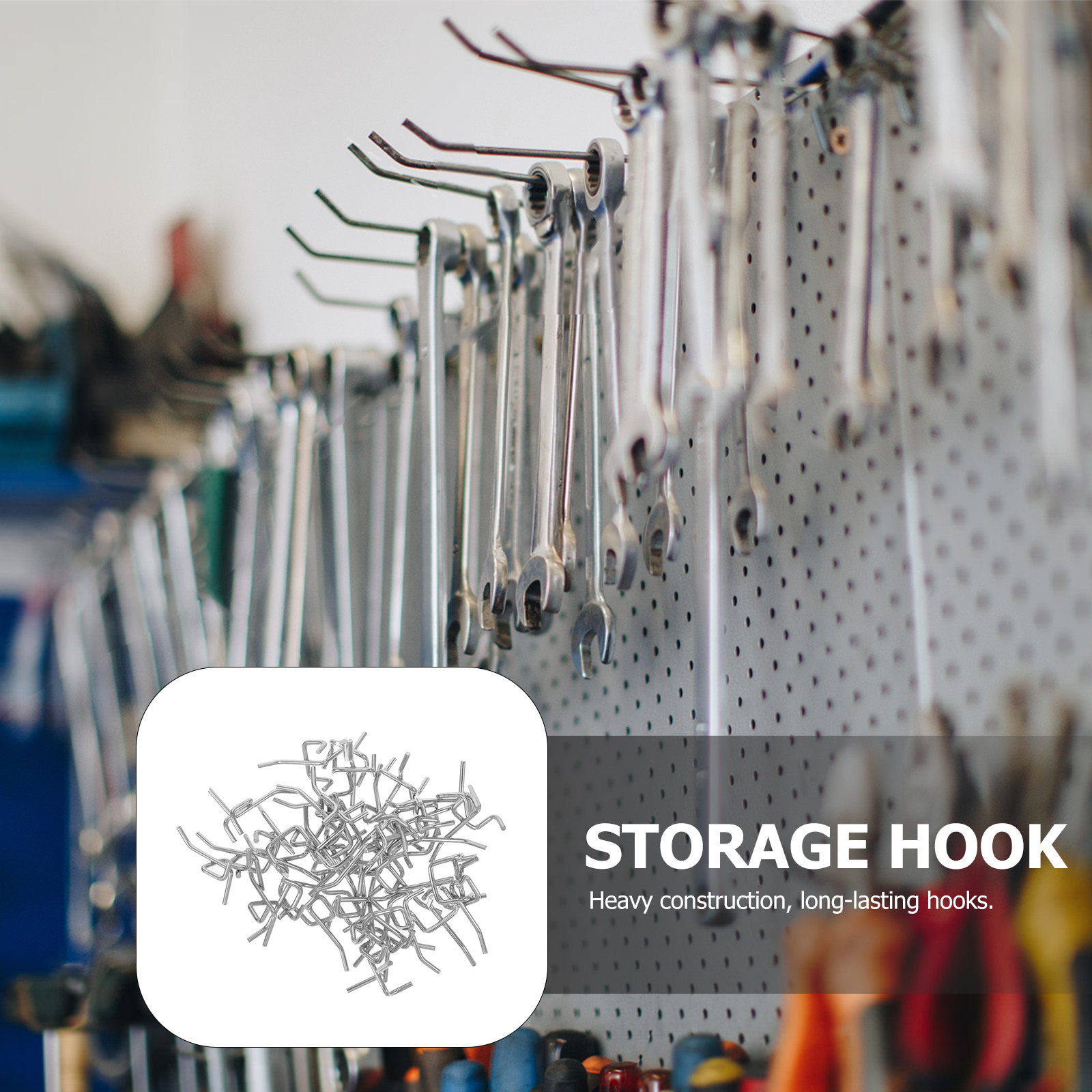 50Pcs Strong Pegboard Hooks El - Workshop Tools Display のレビューと価格
