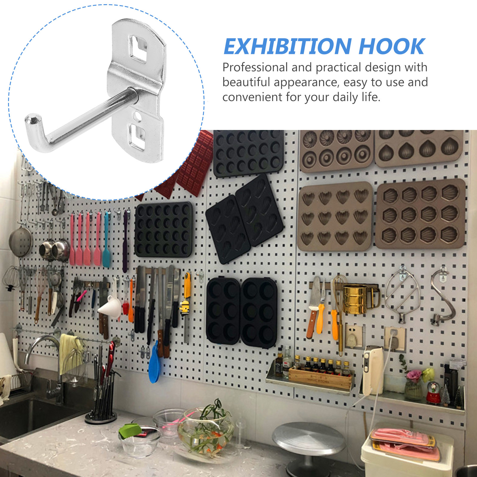 12Pcs Versatile Grid Wall Pegb - Workshop Tools Display のレビューと価格