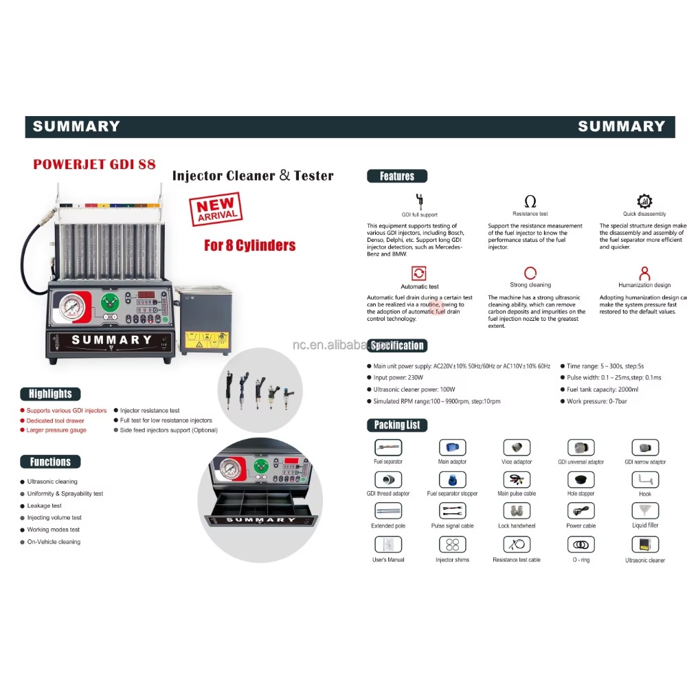 Ranlraka Summary GDI 8 Cylinde - Workshop Tools Price のレビューと価格