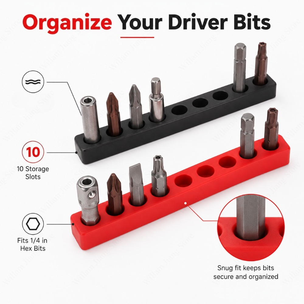 10 Position Bit Organizer Case - Tools At Workshop のレビューと価格