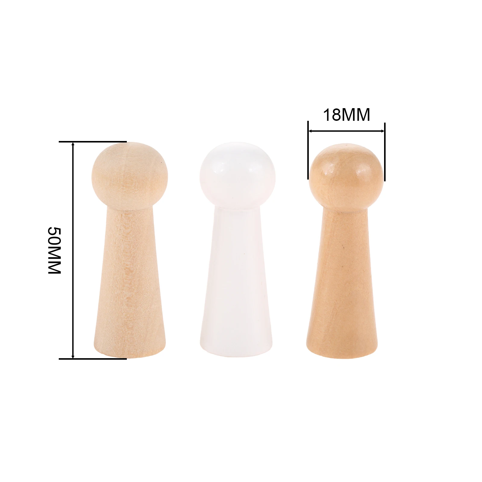 2pcs Wooden Peg Hangers 50mm S - Screw Organizer Kit のレビューと価格