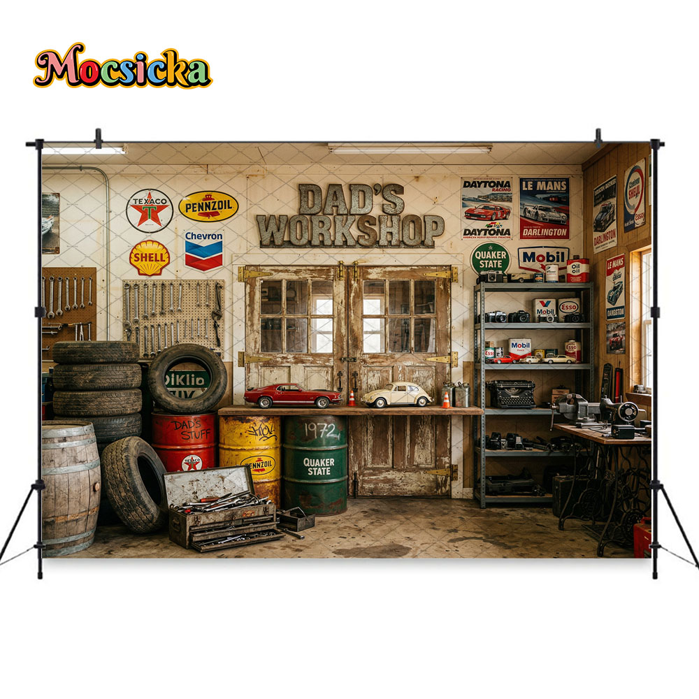 Mocsicka Dad's Workshop Photog - Workshop Tools Background のレビューと価格