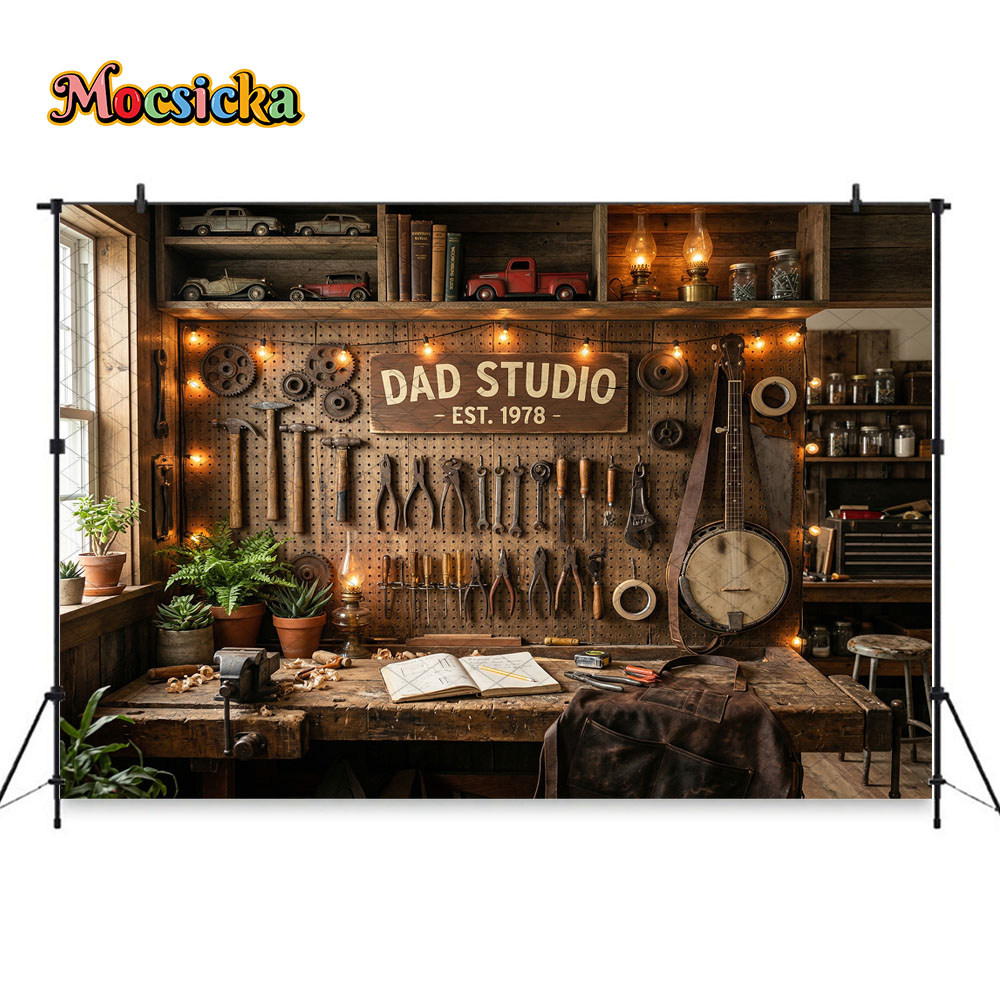 Mocsicka Dad's Workshop Photog - Workshop Tools Background のレビューと価格