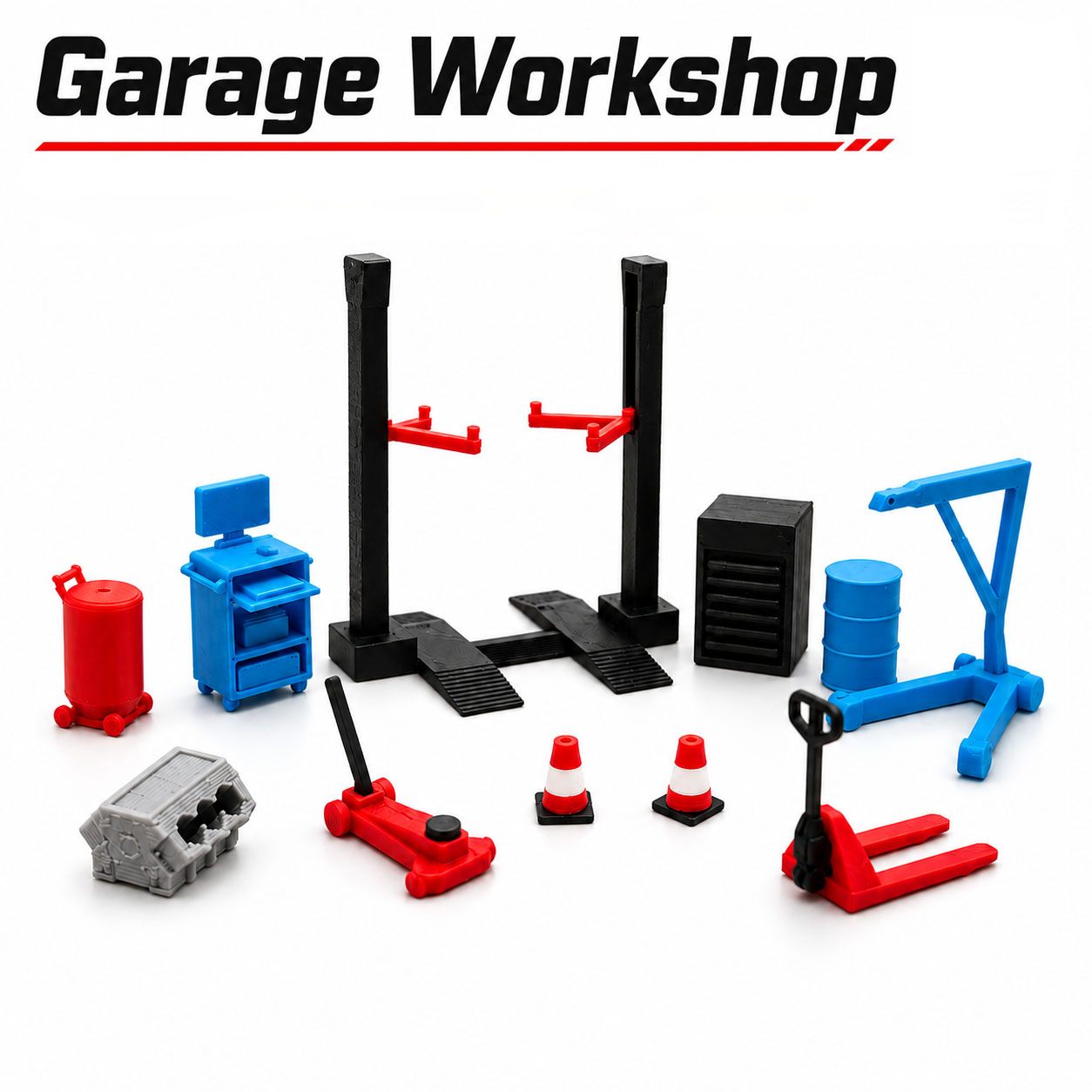 1:64 Garage Workshop Miniature - Workshop Tools Display のレビューと価格
