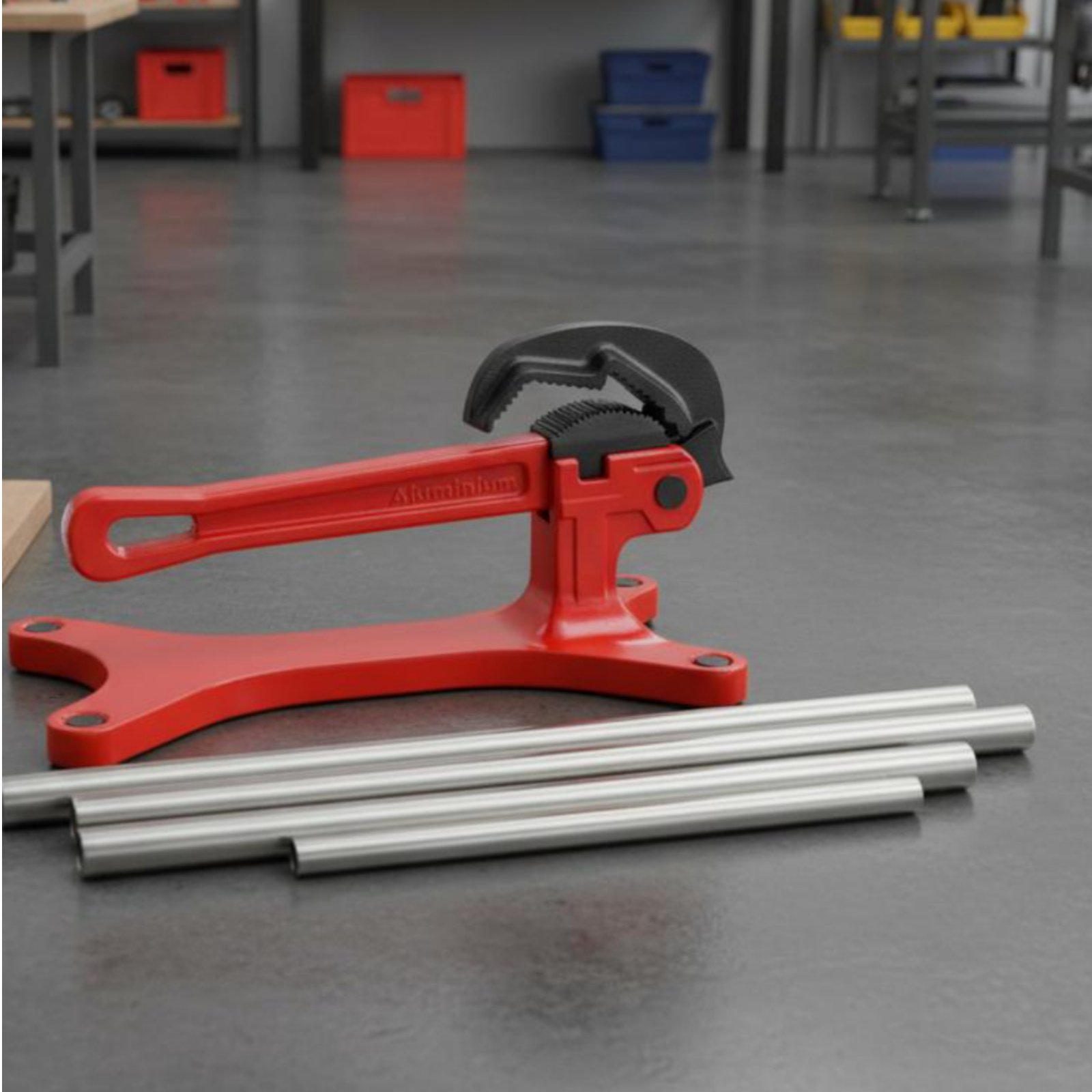 Yoke Pipe Vise Sturdy-Duty Por - Tool Workshop のレビューと価格