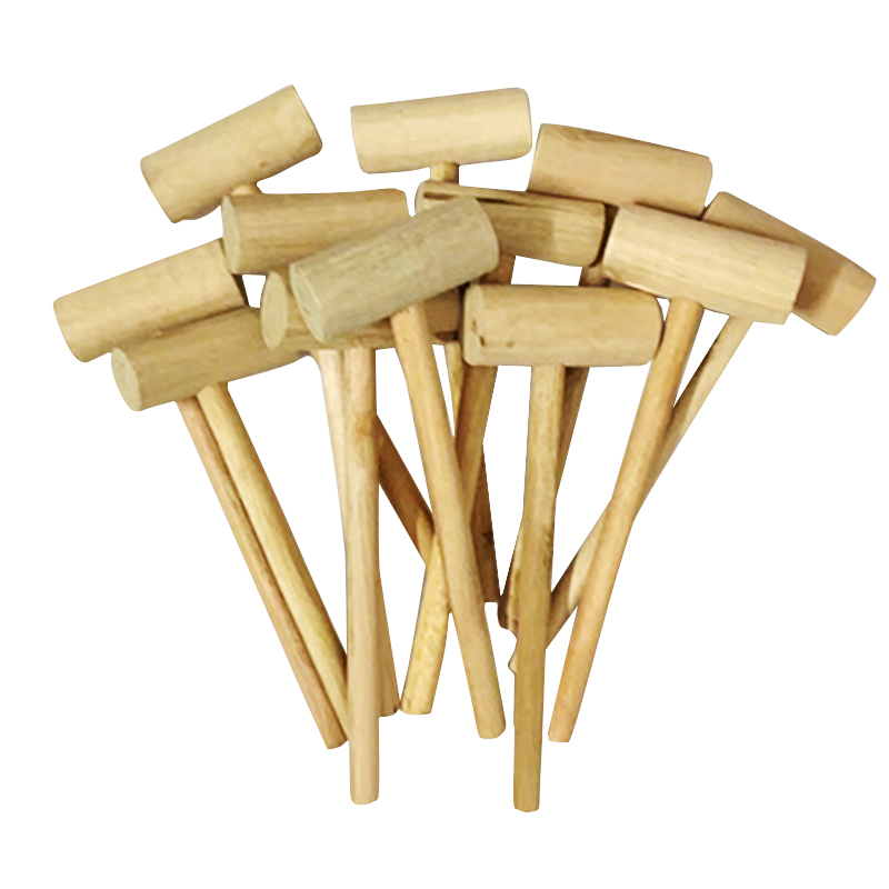 Mini Wooden Hammer Kids Balls  - Mallet Wood Carving のレビューと価格