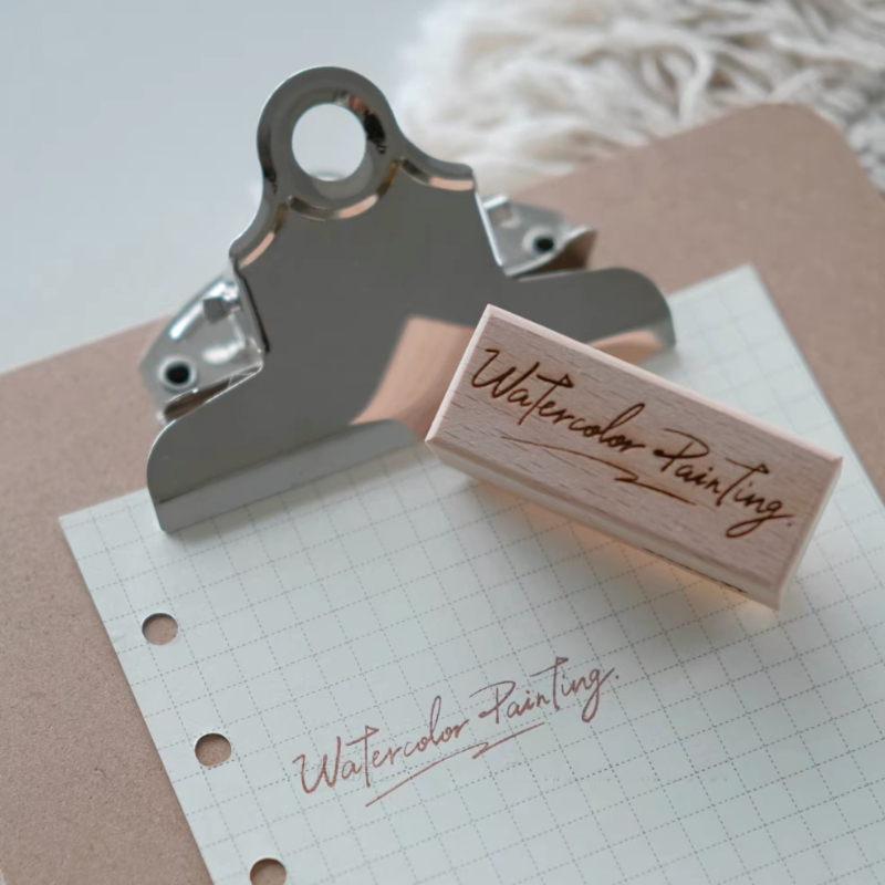 Wooden Rubber Stamps Watercolo - Tools Qa のレビューと価格