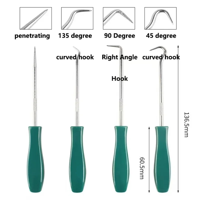 4Pcs 135mm Oil Seal Pick Hooks - Car Workshop Tools Kit のレビューと価格
