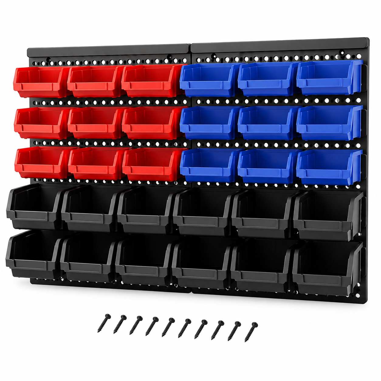 30-Bin Wall Mounted Small Part - Screw Organizer Kit のレビューと価格