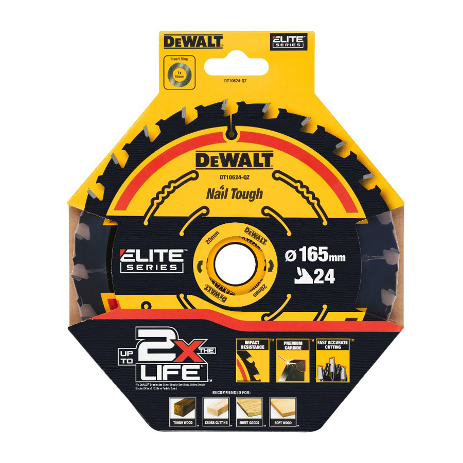 DEWALT DT10624-QZ 1/3pcs 24T C - Tool Workshop のレビューと価格