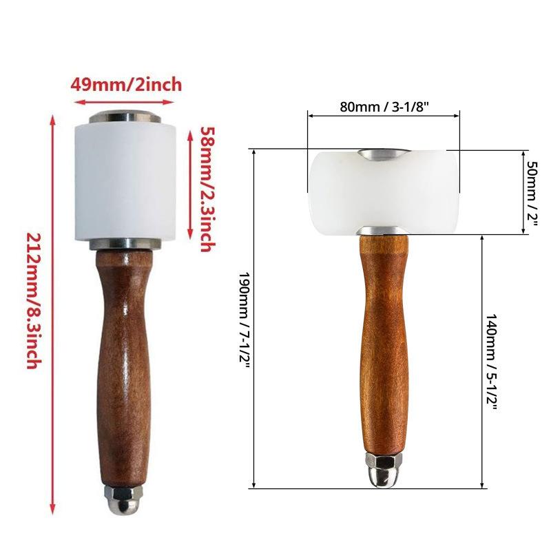 1PC Leather Carving Hammer Lea - Mallet Wood Carving のレビューと価格