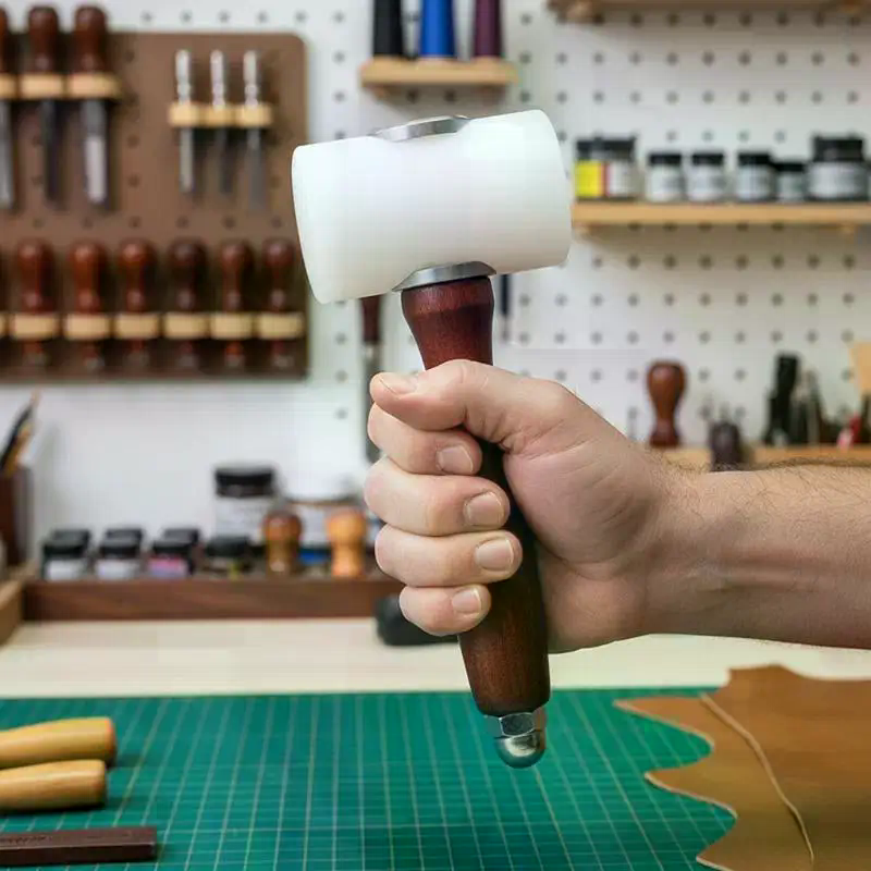1PC Leather Carving Hammer Lea - Mallet Wood Carving のレビューと価格