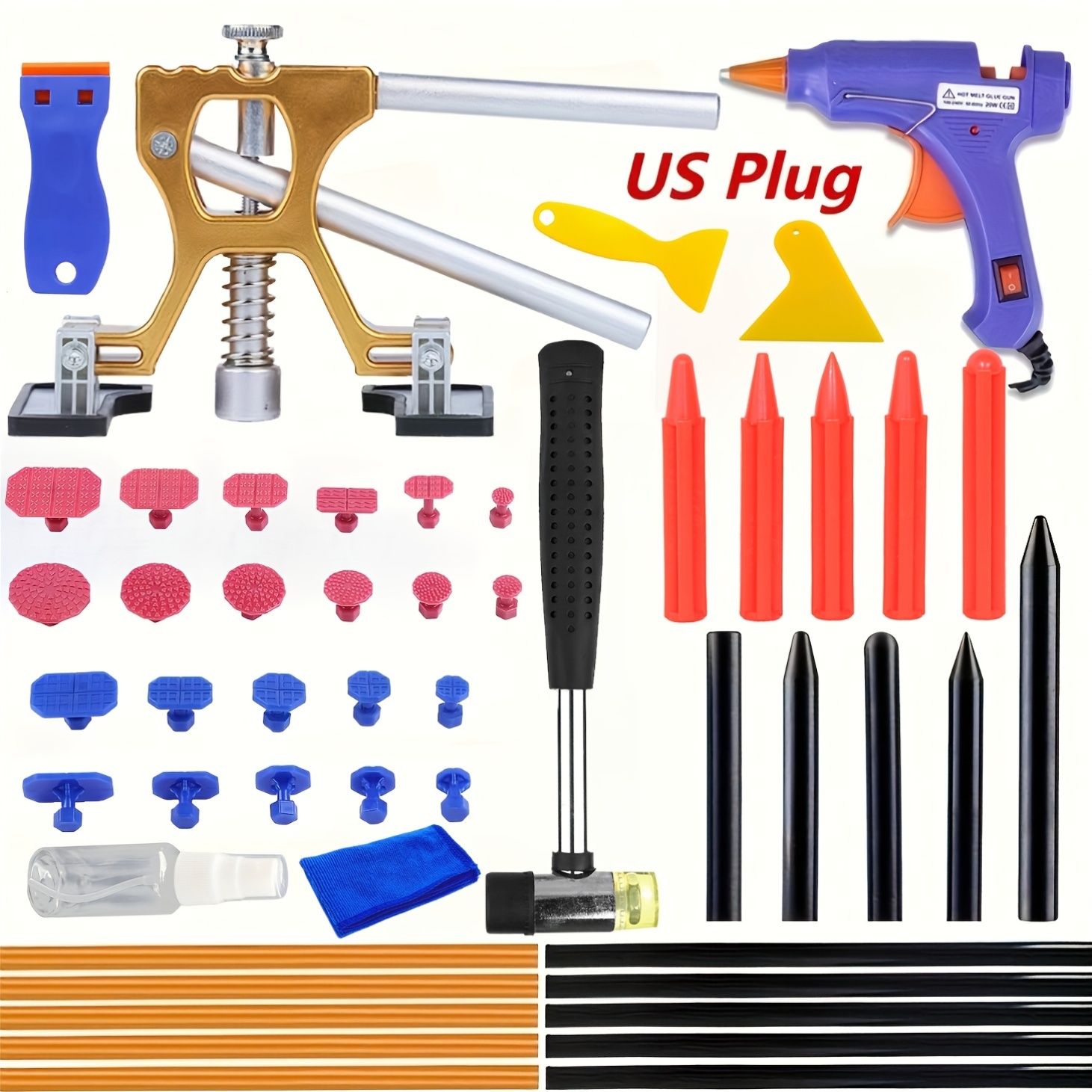 New Adjustable Car Auto Dent R - Car Workshop Tools Kit のレビューと価格
