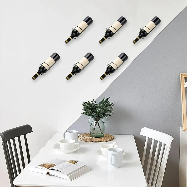 Pack Of 6 Wall Mounted Wine Ra - Screw Organizer Kit のレビューと価格