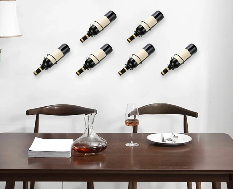 Pack Of 6 Wall Mounted Wine Ra - Screw Organizer Kit のレビューと価格