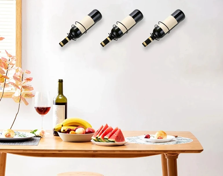 Pack Of 6 Wall Mounted Wine Ra - Screw Organizer Kit のレビューと価格