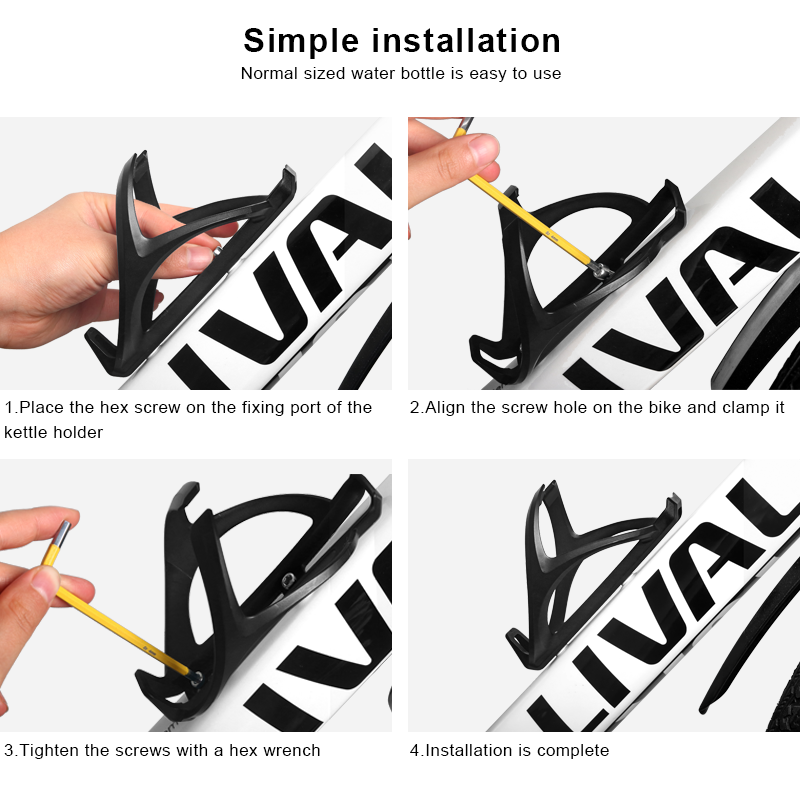 Bicycle Water Bottle Cages Wit - Screw Organizer Kit のレビューと価格