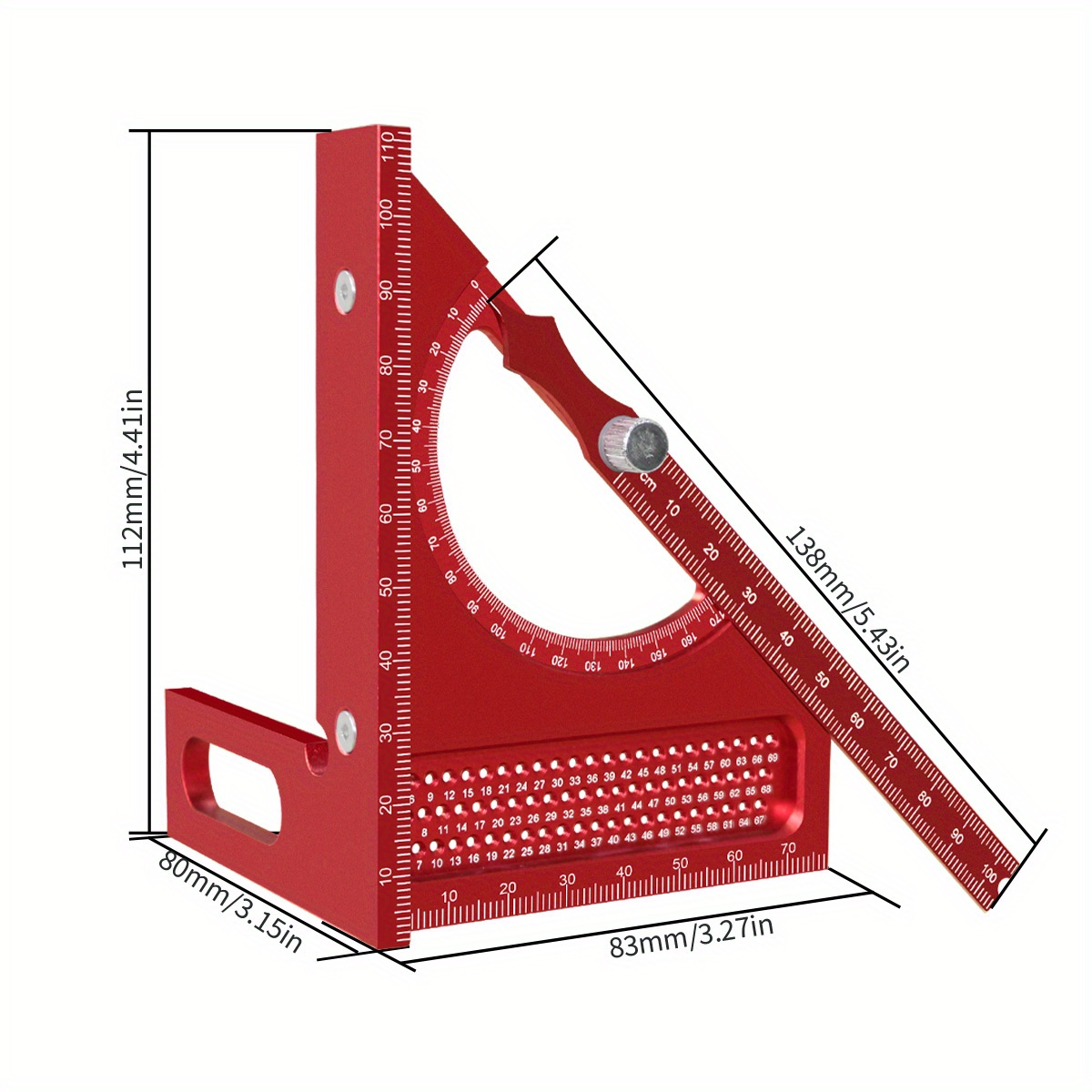 3D Adjustable Carpentry Square - Dovetail Marking Guide のレビューと価格