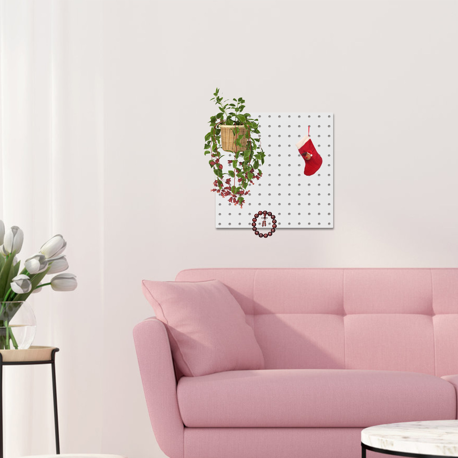 1Set Heavy Duty Metal Pegboard - Workshop Tools Display のレビューと価格