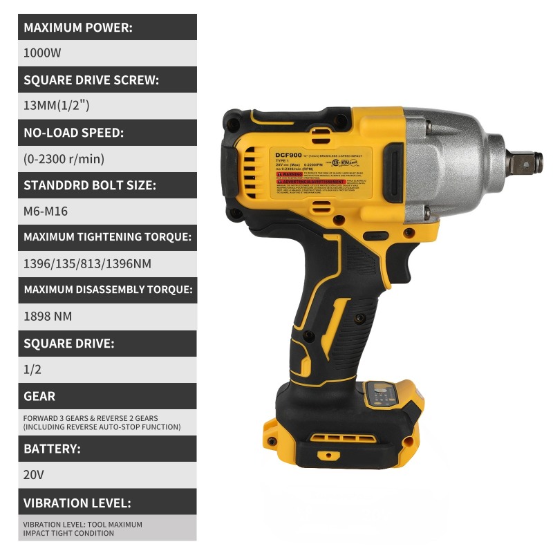 High Torque Cordless Impact Wr - Workshop Use Tools のレビューと価格