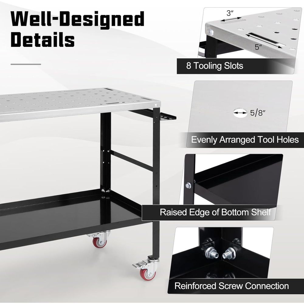 Sturdy 36x18 Welding Table wit - Workshop Use Tools のレビューと価格