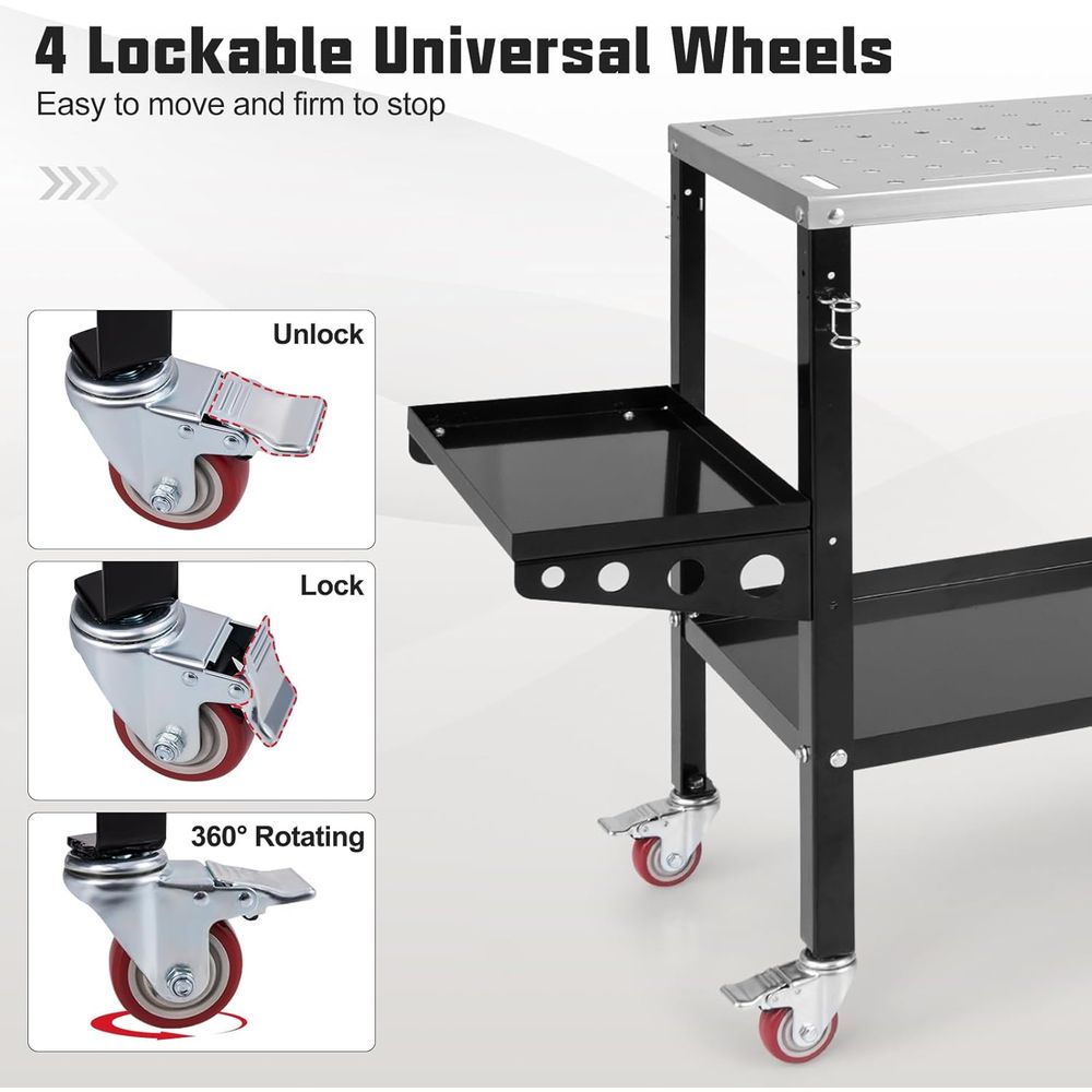 Sturdy 36x18 Welding Table wit - Workshop Use Tools のレビューと価格